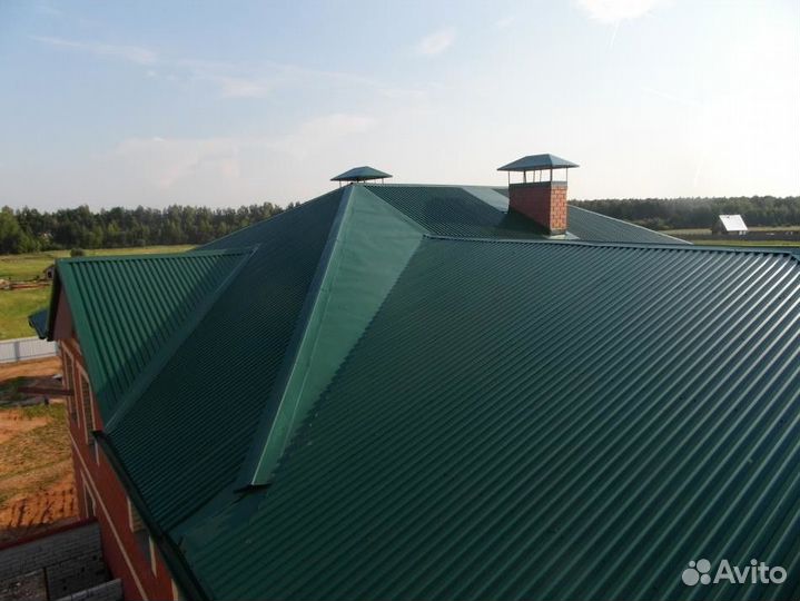 Профнастил H10.40 Зеленый мох 0.4мм