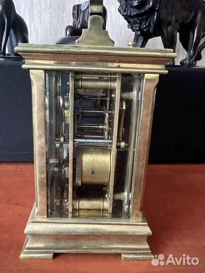 Каретные часы с репетиром, боем, будильником