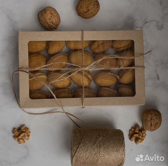 Орешки со сгущенкой, трубочки