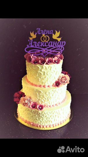 Свадебный топпер