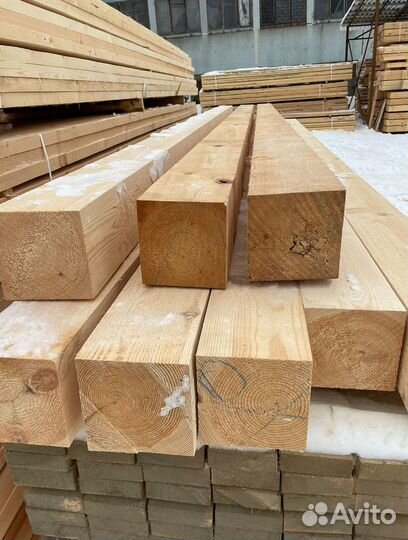 Доска обрезная 25х100х6000мм 1 сорт ГОСТ