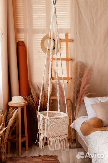 Детская качель макраме