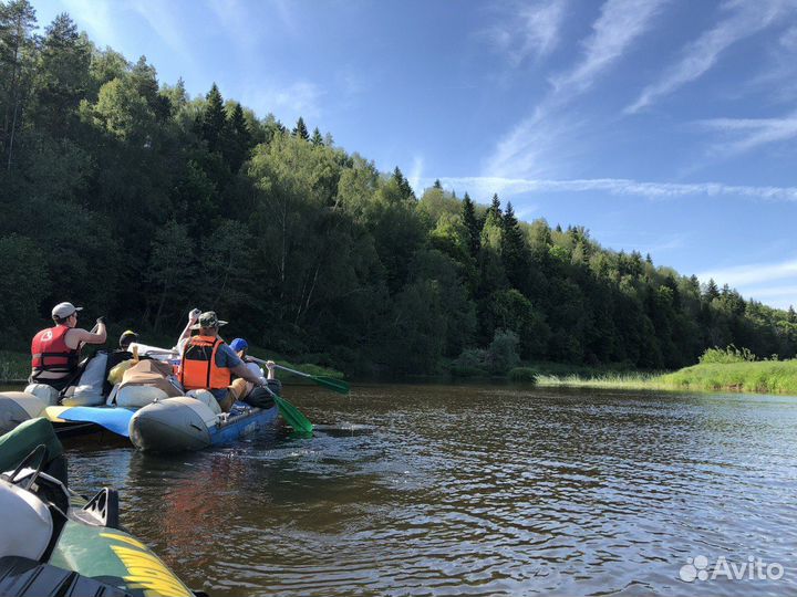 Аренда катамарана Raftmaster 4х местный