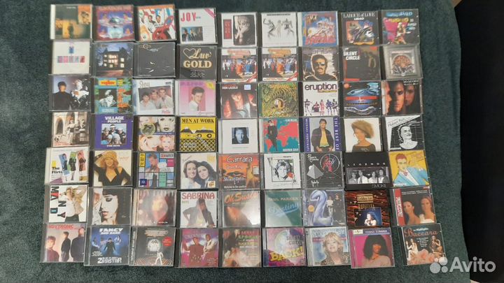 CD диски фирменные. Диско-80х