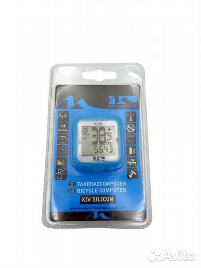 Велокомпьютер M-wave 14 функций беспроводной