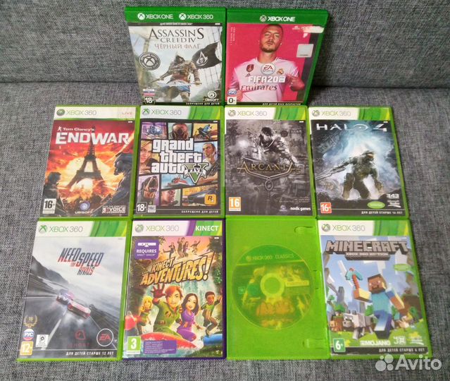 Игры на Xbox 360 Лицензия Диски