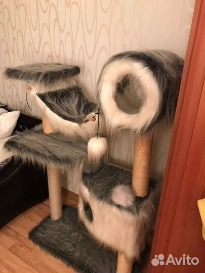 Когтеточка домик для кошки