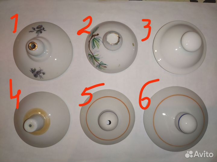 Крышки для заварочных чайников и сахарницы