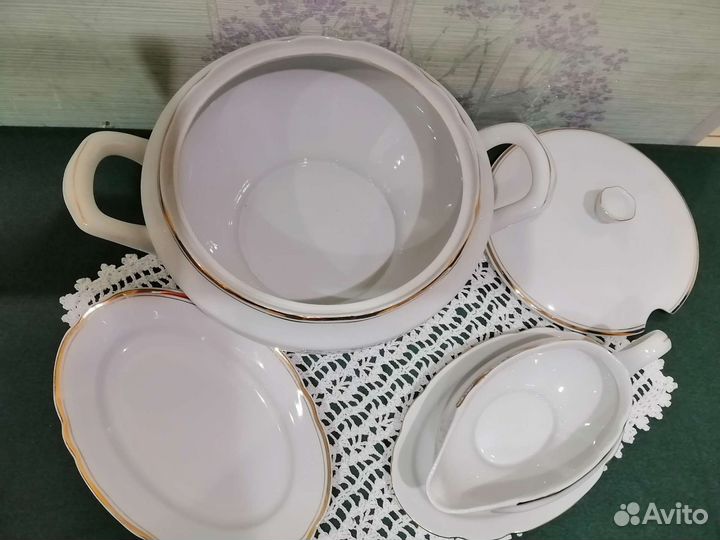 Супница, соусник и блюдо Польша