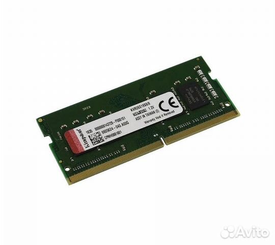 Память оперативная DDR4 8Gb 2666MHz Kingston KVR26