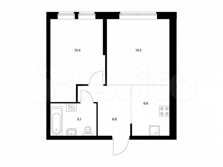 1-к. квартира, 45,9 м², 20/32 эт.
