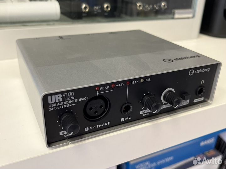Steinberg UR12 аудиоинтерфейс, звуковая карта
