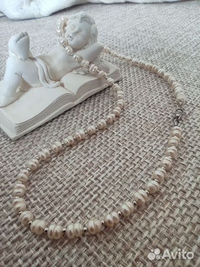 Жемчужное ожерелье натуральное
