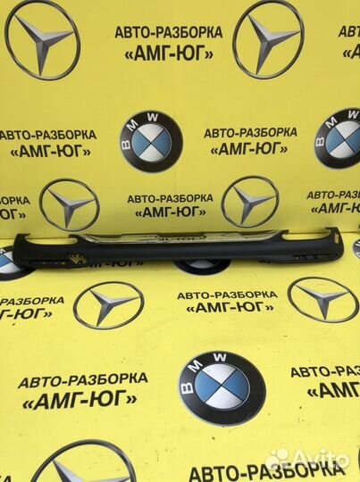 Mercedes W166 X166 GLE AMG Юбка бампера задняя