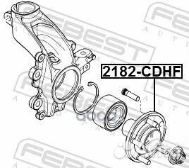 К-кт подшипника ступицы Ford Focus 11 2182-CD