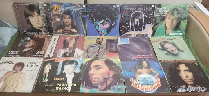 Виниловые пластинки(отечественные исполнители)