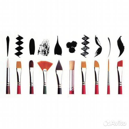 Кисть микс Сонет 00, колонок, круглая, короткая