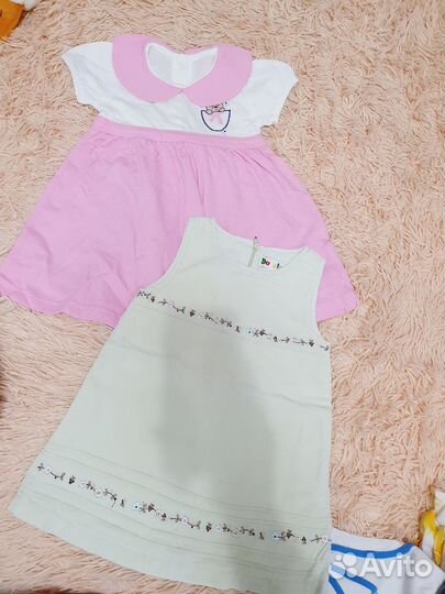 Вещи пакетом на девочку 74 - 86