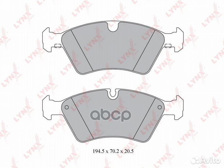 Колодки тормозные дисковые перед BD5330 LYN