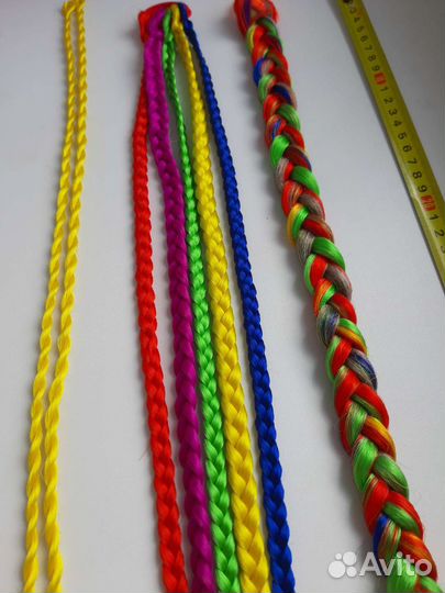 Коса на резинке