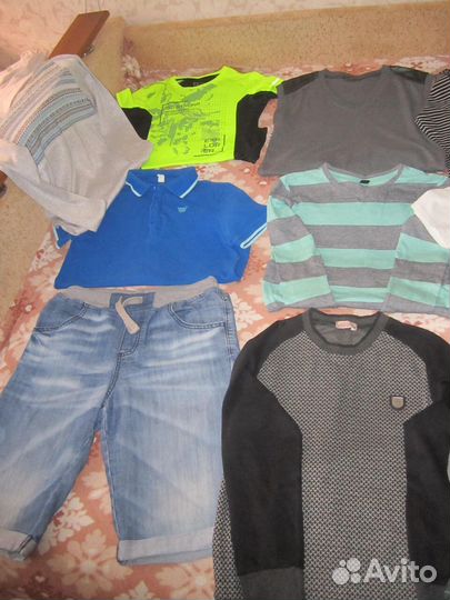 Вещи пакетом на мальчика рост 152-158