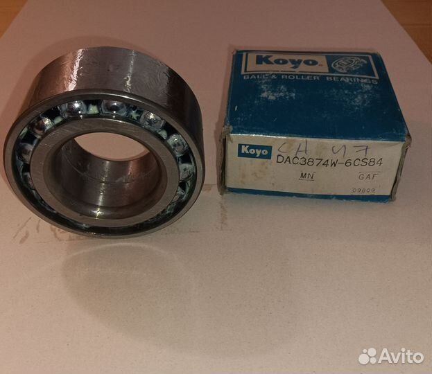 Подшипник ступицы Koyo DAC3874W-6CS84