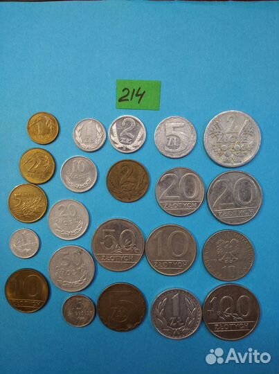 Набор монет Германия,Финляндия,Польша,Испания