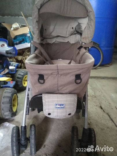 Коляска 2 в 1 Chiccco и летняя и зимняя