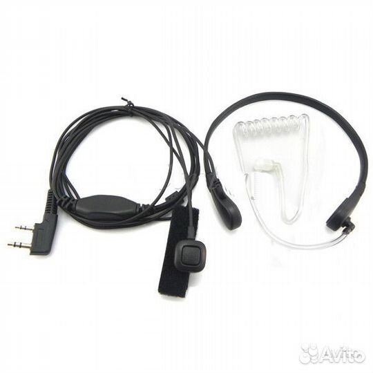 Ларингофон Гарнитура на рации Baofeng/Kenwood
