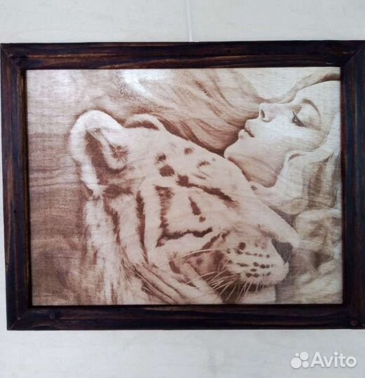 Картина на дереве по фото