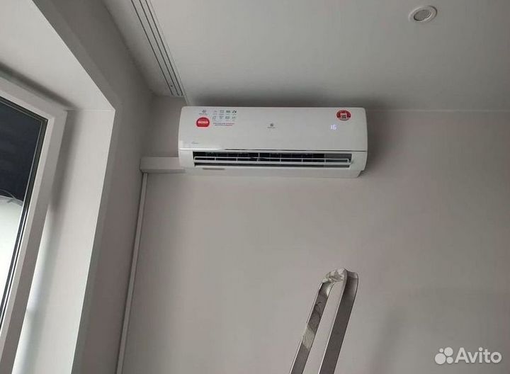 Сплит система с установкой