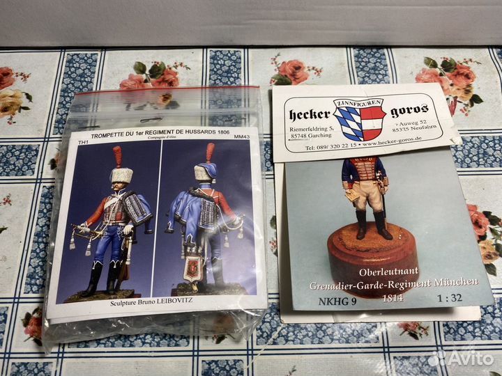 Фигуры 54 мм для сборки (наполеоновская эпоха )