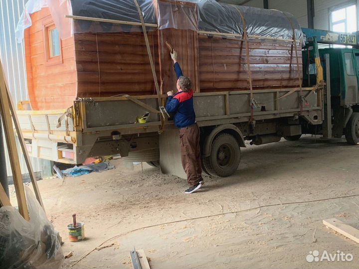 Баня-бочка квадро с доставкой