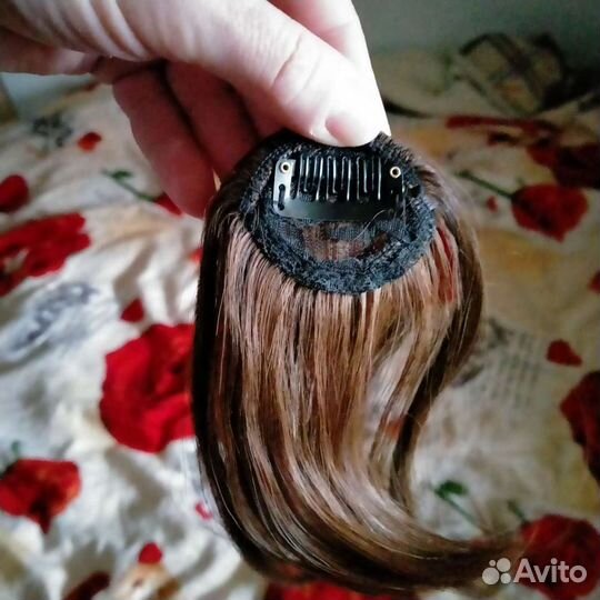 Новый шиньон чёлка волосы