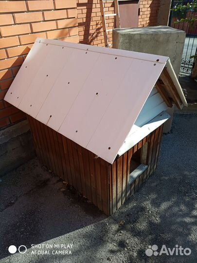 Будка для небольшой собаки утепленная