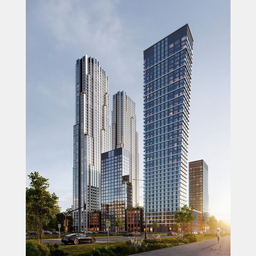 2-к. квартира, 64,3 м², 29/59 эт.