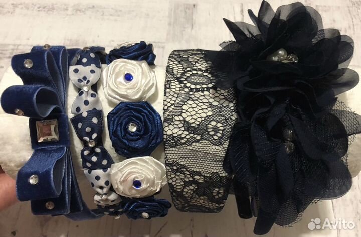 Резинка для волос, ободок, бант детский, набор