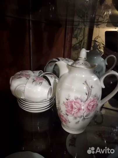 Кофейный сервиз фарфор Дулево