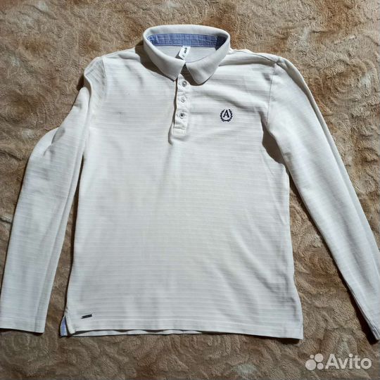 Рубашка белая на мальчика 152