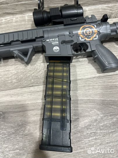 Детский автомат с мягкими пулями