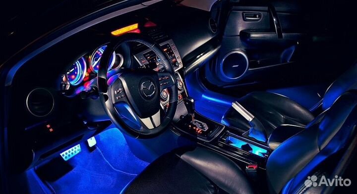 Подсветка новая в салон авто, мультицвет, ду