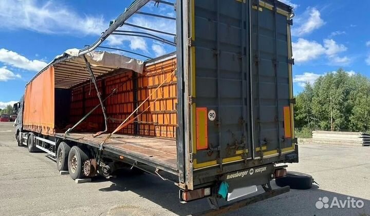 Полуприцеп шторный Meusburger Новтрак SP-345 PR, 2017