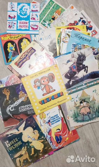 Коллекция советских пластинок со сказками