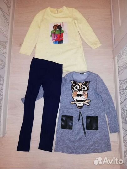 Вещи пакетом на девочку 34р