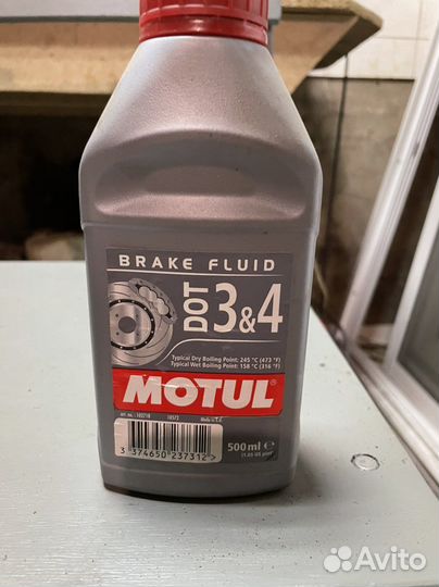 Тормозная жидкость motul dot 3&4