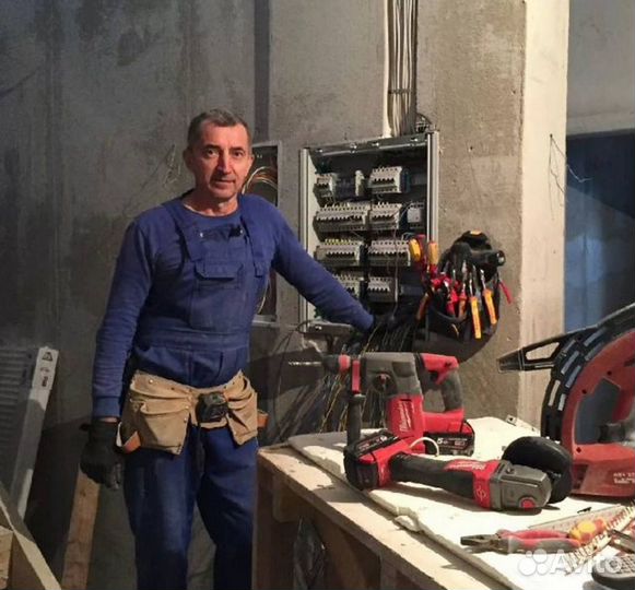 Услуги электрика. Электромонтажные работы