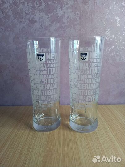 Бокалы пивные Балтика 7, объем 0,5