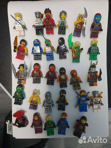 Lego ниндзяго минифигурки