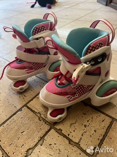 Роликовые коньки детские раздвижные