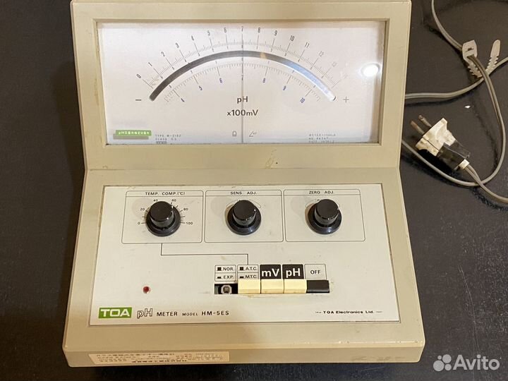 PH метр TOA Electronics Ltd (Япония) без щупов